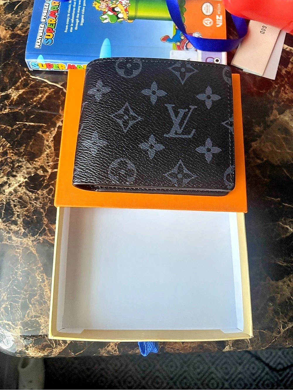 Louis Vuitton Multiple Wallet Monogram Eclipse Black